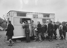 Fawley Reservoir, Fawley, New Forest, Hampshire, 08/10/1954. Creator: John Laing plc