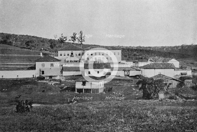 'Fazenda de Sete Quedas (Campinas)', (Sete Quedas Farm), 1895. Artist: Axel Frick.