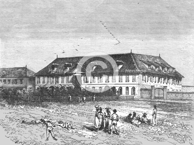 'Fazenda House in Brazil; Rio De Janeiro and the Organ Mountains', 1875. Creator: Thomas Woodbine Hinchliff.