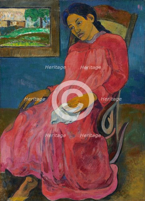Faaturuma (Melancholic), 1891. Artist: Gauguin, Paul Eugéne Henri (1848-1903)