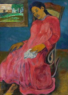 Faaturuma (Melancholic), 1891. Artist: Gauguin, Paul Eugéne Henri (1848-1903)