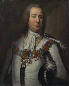 Fabian Wrede of Elimä d.y.1694-1768, early-mid 18th century. Creator: Johan Henrik Scheffel