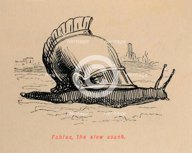 'Fabius, the slow coach', 1852. Artist: John Leech.