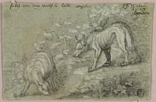 Fable of the Wolf and the Lamb, c. 1724. Creator: J. F. Wieland
