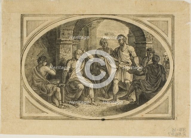 Fable: The Boasting Traveler, n.d. Creator: Thomas Bewick.
