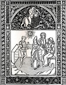 Fable VIII: The Woman Married To A Robber. Aesops Fables, 1485, (1917)