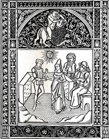 Fable VIII: The Woman Married To A Robber. Aesops Fables, 1485, (1917)