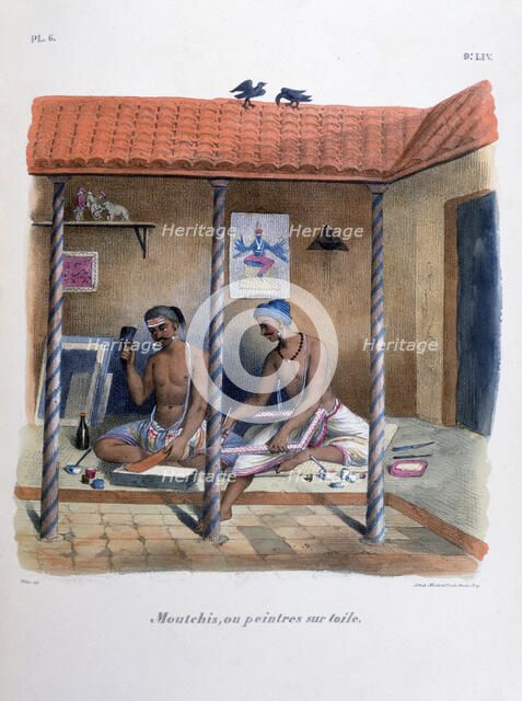 'Fabric Painters', 1828. Artist: Marlet et Cie