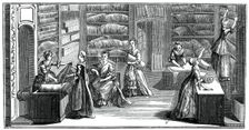 Fabric Shop, (1885).Artist: Bonnardot