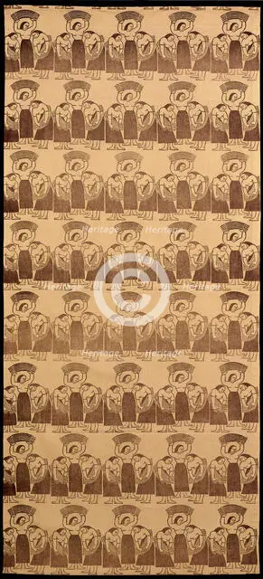 Fabric 'The Reapers', 1938. Creator: Florence K. Kawa.