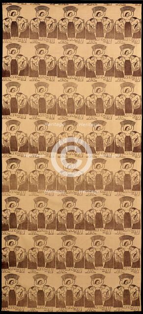 Fabric 'The Reapers', 1938. Creator: Florence K. Kawa.