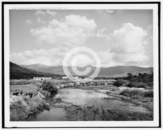 Fabyan House from the Ammonoosuc, White Mts., N.H., c1901. Creator: Unknown.