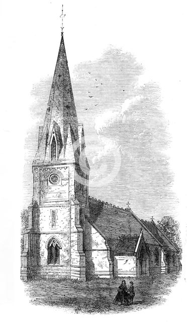 Faccombe Church, Hants., 1868. Creator: Unknown.