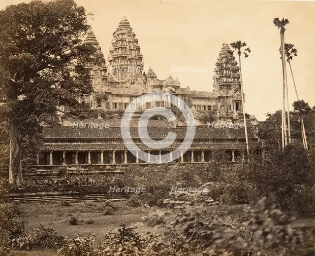 Façade Nord de la Grand Pagode, 1866. Creator: Emile Gsell.