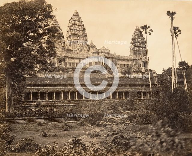 Façade Nord de la Grand Pagode, 1866. Creator: Emile Gsell.