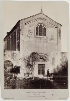 Facade of Arena Chapel, Padua, c1865. Creator: Carlo Naya