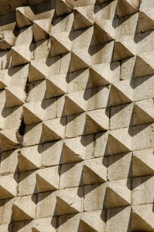 Facade.of Casa dos Bicos (House of the Beaks), Lisbon, Portugal, 2008. Creator: Unknown