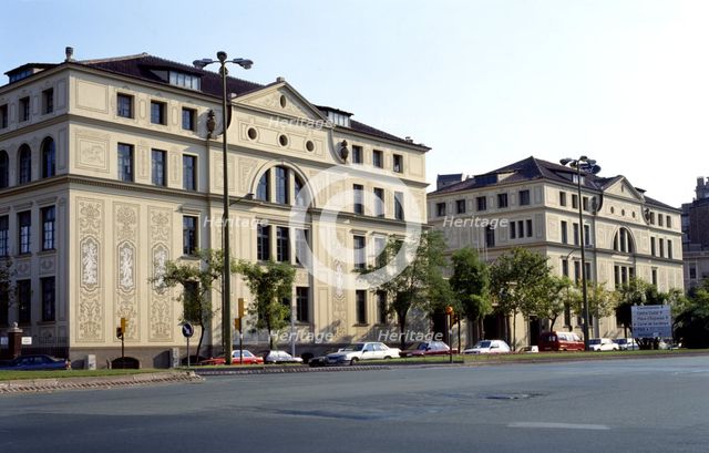 Façade of Ramon Llull school group, designed by the architect Josep Goday Casals.