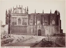 Facade of Saint John of the Kings, Toledo, Spain, between 1875 and 1892. Creator: Juan Laurent