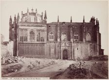 Facade of Saint John of the Kings, Toledo, Spain, between 1875 and 1892. Creator: Juan Laurent