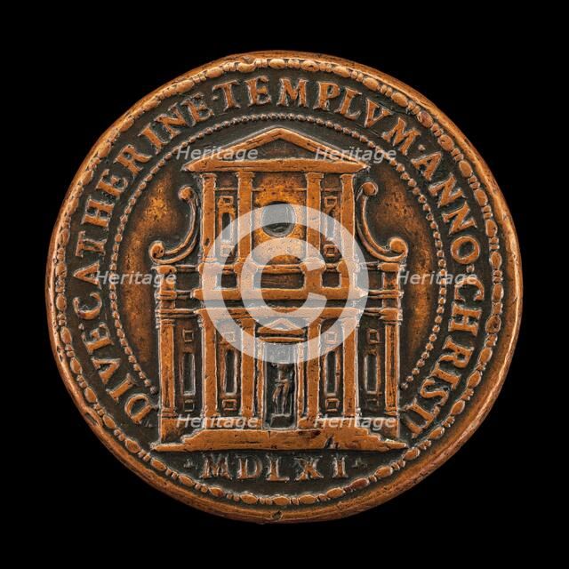 Facade of Santa Caterina dei Funari, Rome [reverse], 1561. Creator: Gian Federigo Bonzagna.