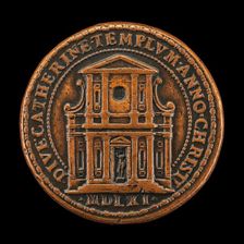 Facade of Santa Caterina dei Funari, Rome [reverse], 1561. Creator: Gian Federigo Bonzagna