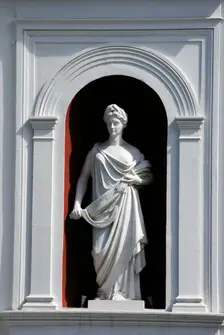 Facade of the town hall, Odessa, Ukraine, 2011. Creator: LTL