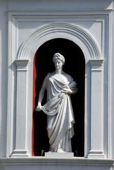 Facade of the town hall, Odessa, Ukraine, 2011. Creator: LTL