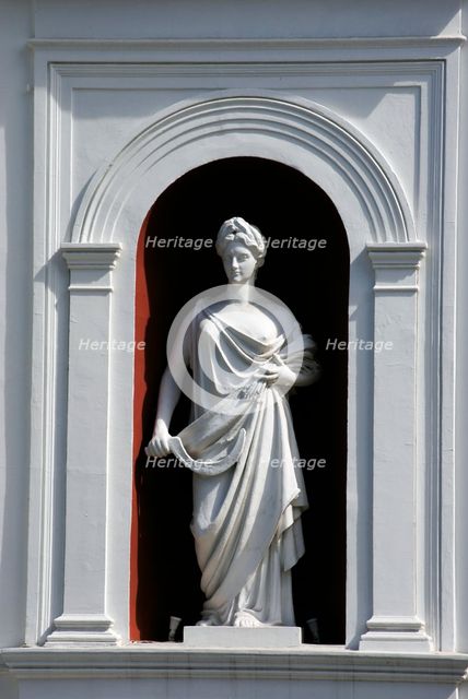 Facade of the town hall, Odessa, Ukraine, 2011.  Creator: LTL.