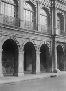 Facade of the Cabildo, the old Spanish town hall, New Orleans, between 1920 and 1926. Creator: Arnold Genthe