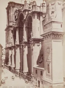 Facade of the Cathedral, Granada, between 1875 and 1892. Creator: Juan Laurent