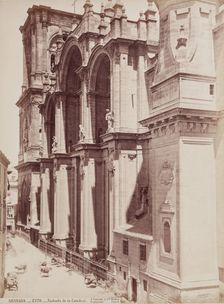 Facade of the Cathedral, Granada, between 1875 and 1892. Creator: Juan Laurent