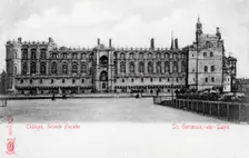 Facade of the Chateau of St Germain-en-Laye, France