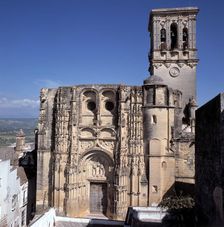 Façade of the Church of Santa Maria in Arcos de la Frontera
