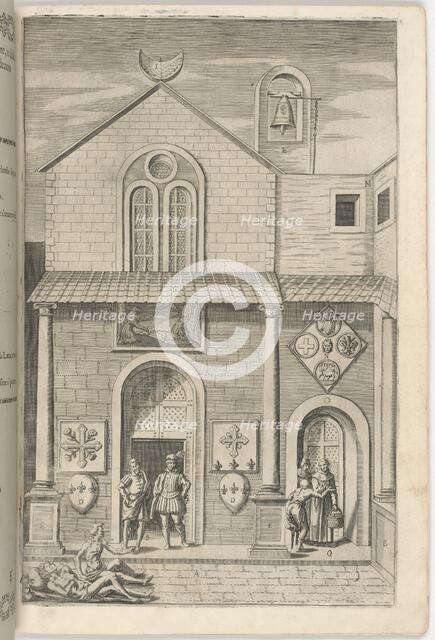 Façade of the Minor Church (Facciata della chiesa minore) [plate E], 1612. Creator: Jacopo Ligozzi.