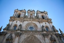 Facade of the Monastery of Alcobaca, Alcobaca, Portugal, 2009. Creator: Samuel Magal