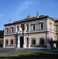 Façade of Villa Julia in Rome, work by Bartolomeo Ammannati (1511 - 1592)