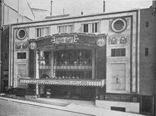 Facade and main entrance of the Regent Theatre, Brighton, Sussex, 1922