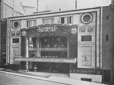 Facade and main entrance of the Regent Theatre, Brighton, Sussex, 1922