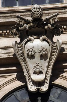 Façade, Barberini Palace (now the Galleria Nazionale d'Arte Antica), Rome, Italy, 17th cent (2009). Creator: LTL