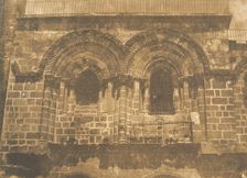 Façade de l'Eglise du St. Sépulcre, à Jérusalem (No. 2 partie supérieure), August 1850. Creator: Maxime du Camp