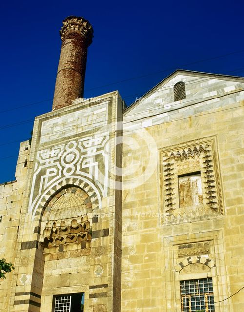 Façade, Isa Bey Mosque, Selçuk, Turkey, 1999. Creator: LTL.