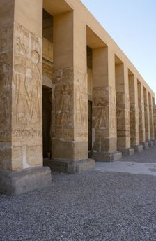 Façade, Temple of Seti I, Abydos, Egypt, 19th Dynasty, New Kingdom. Creator: LTL