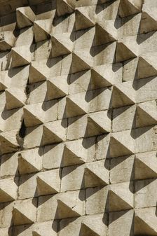 Facade.of Casa dos Bicos (House of the Beaks), Lisbon, Portugal, 2008. Creator: Unknown