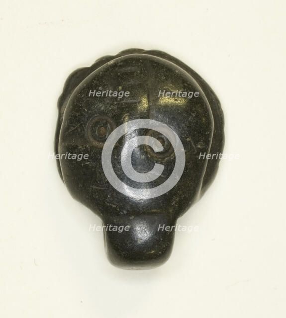 Face Amulet, Egypt, Coptic Period (4th-7th century AD). Creator: Unknown.