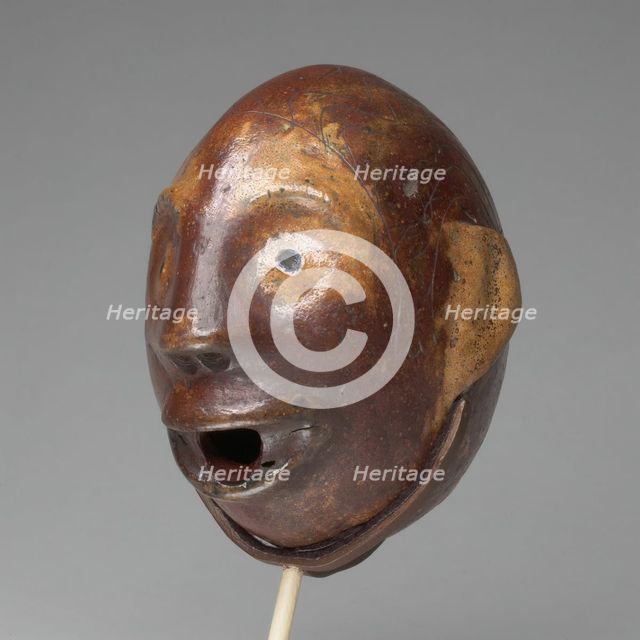 Face Flask, 1820/35. Creator: Unknown.
