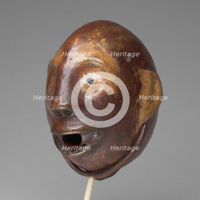 Face Flask, 1820/35. Creator: Unknown.