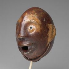 Face Flask, 1820/35. Creator: Unknown