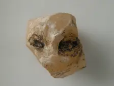 Face Fragment, Coptic, 4th-7th century. Creator: Unknown