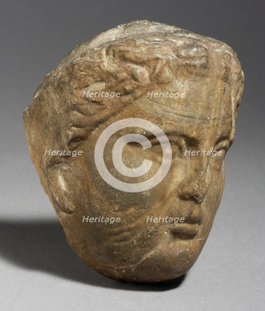 Face, Greco-Roman Peiod (305 BCE-641 CE). Creator: Unknown.